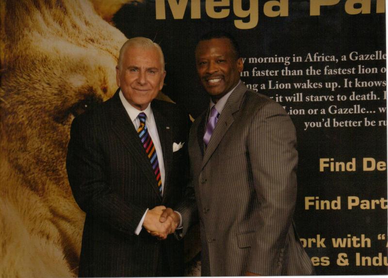 Nido Qubien, President of High Point University and Dexter Montgomery